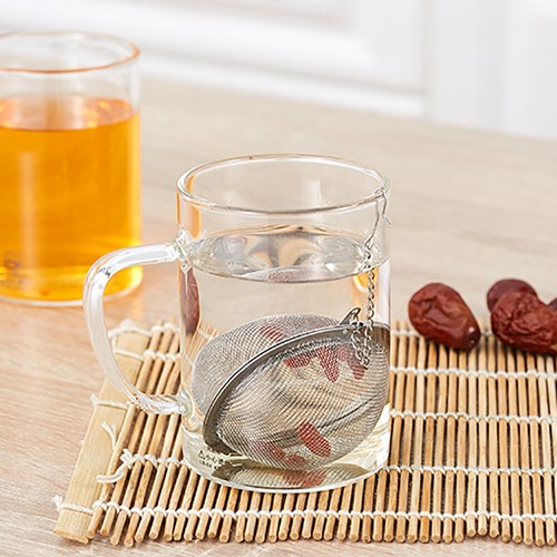Tea Ball Infuser Loose Leaf Herb Spice Strainers Filter Stainless Steel Steeper