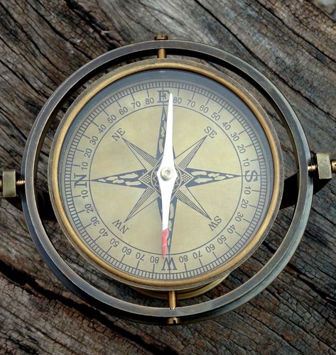 Antique Brass Gimble Compass Navigation Vintage Ship Floating Jumble Compass Antique Brass Gimble Compass Navigation Vintage Ship Floating Jumble Compass