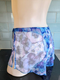 Lise Charmel Bleu Floral "Desir Desir" Sheer Embroidered French Knickers
