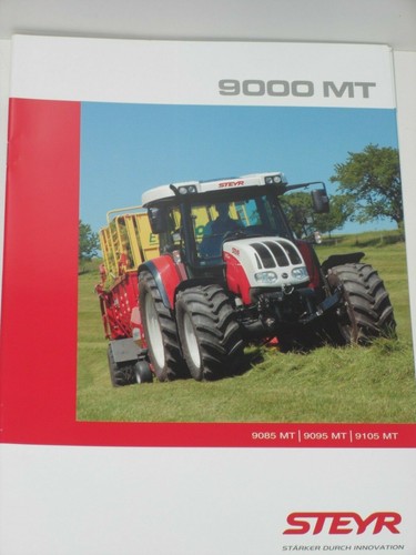 STEYR 18 STEYR 9000MT Traktoren Prospekt von 01//2009