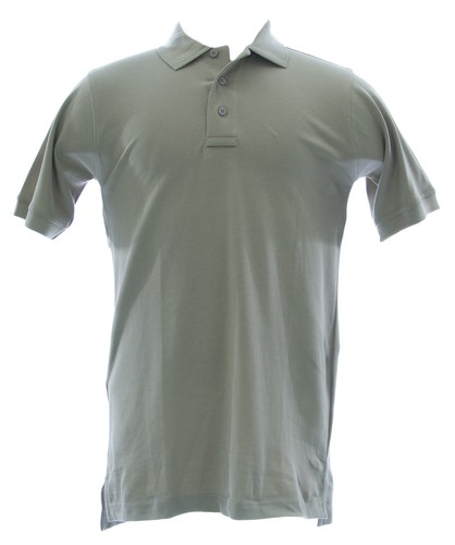 FLYING CROSS Men/'s Tan SS Quarter Button Cotton Polo #3000TN Sz S NEW