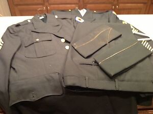 Vintage-Army-National-Guard-Kansas-Summer-Winter-Uniforms-Sunflower-Patch-7-pcs