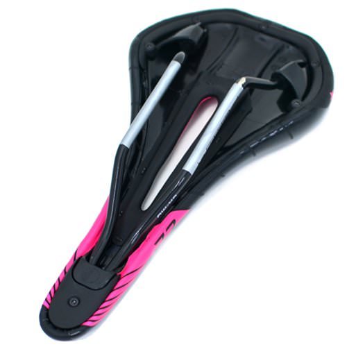 VIVIMAX Emirates Road Bike Bicycle Saddle Seat Black x Pink
