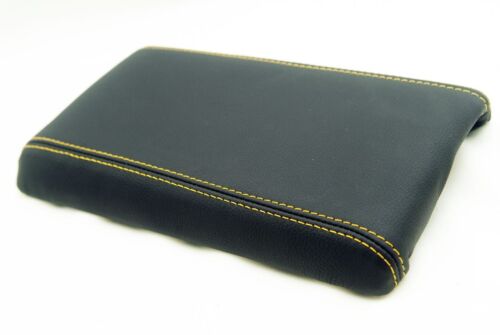 90-96 Yellow Stitch Z32 Center Console Armrest Real Leather Fits Nissan 300ZX