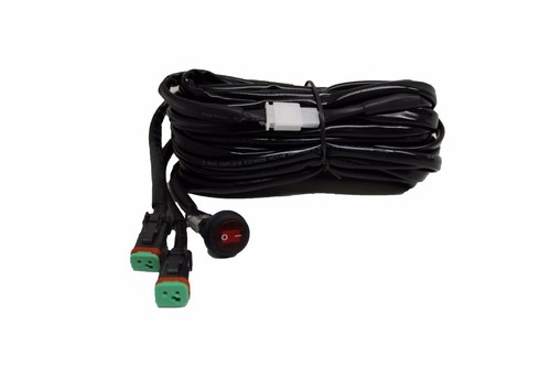 Off road Wiring harness w// on off switch for 2 lamps w// DT connectors light bars
