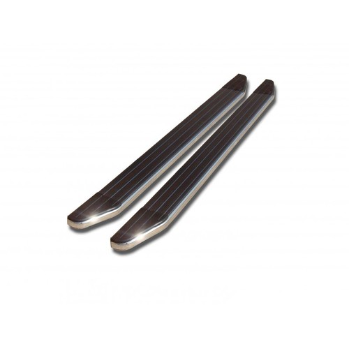 ATU 2010 2019 4Runner Trail Black /& Chrome Running Boards Side steps Nerf Bars