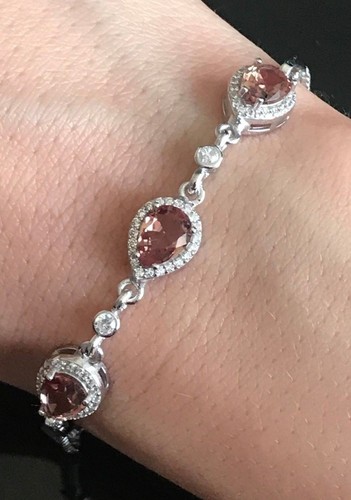 Turkish Handmade Jewelry Sterling Silver 925 Alexandrite Stone Bracelet