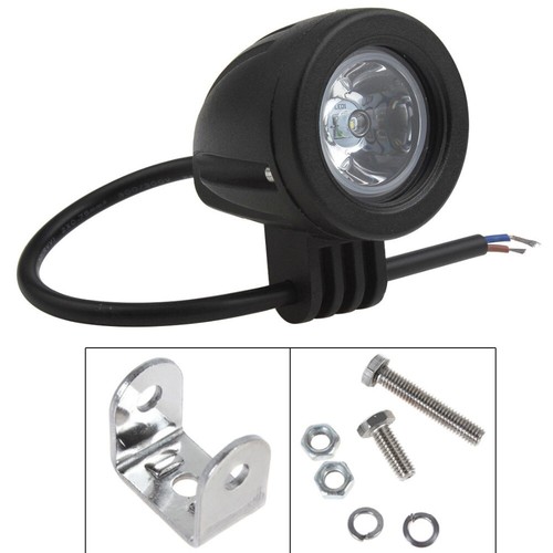 Motorcycle Motorbike CREE LED 10W Driving Fog Spot Light For ATVs UTVs 900LM IB