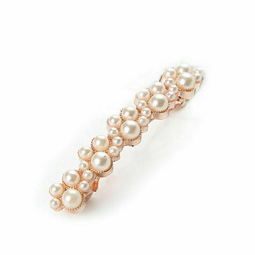 Hebilla O Broche para Cabello para Mujer Francés Clips Broches diapositiva Moda Cristal Diamante