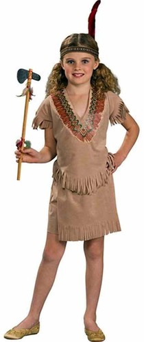 Indian Girl Native American Princess Maiden Fancy Dress Halloween Child Costume