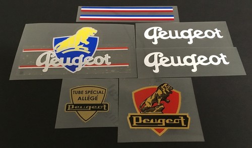 Early Peugeot Bicycle Decal Set Peug-S112