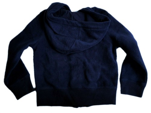 Girls GAP Kids Hoodie Jacket Top Pink Sequin Navy Winter Logo Hooded Sporty 4-5