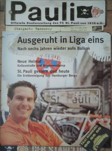 Programm 2000/01 FC St Pauli Hannover 96 