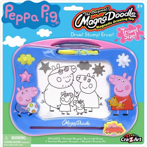 Peppa Pig Magna Doodle Portátil Magnético De Dibujar Tablero De Dibujo Sello borrar Niños Juguete
