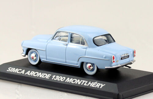 SIMCA Aronde 1300 MONTHLERY BLU CHIARO 1:43 Atlas modello di auto