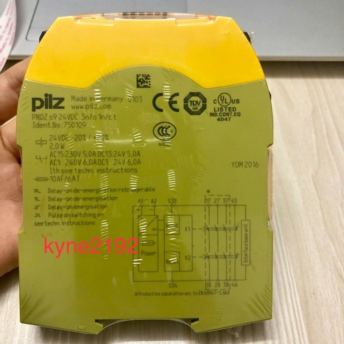 Pilz safety relay PNOZ S9 24VDC 750109 NEW 1PCS