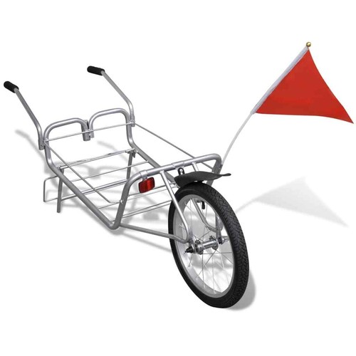 Rouge-Remorque-vélo-mono roue avec sac remorque pour vélo poussette