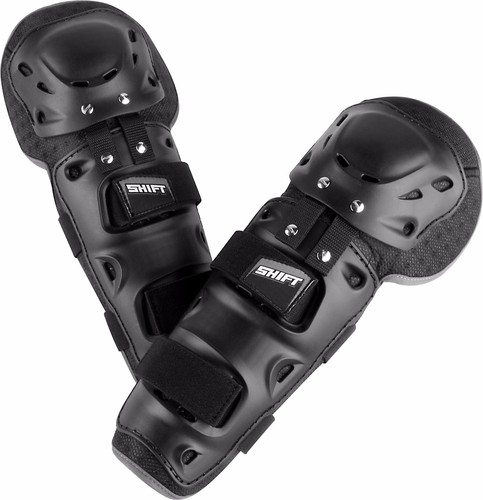 2019 Shift YOUTH Enforcer Knee Shin Guard Black 08083-001-OS Dirt Bike ATV
