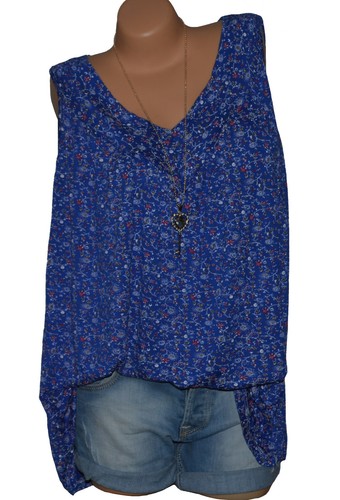 Italy Moda Tunika Shirt Top Bluse Überröße 44 46 48 50 52 N°66