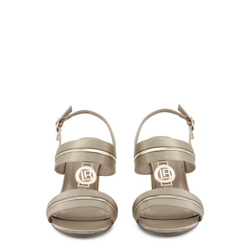 Sandali Nero//Beige cinturino alla caviglia Scarpe Laura Biagiotti Donna SATIN