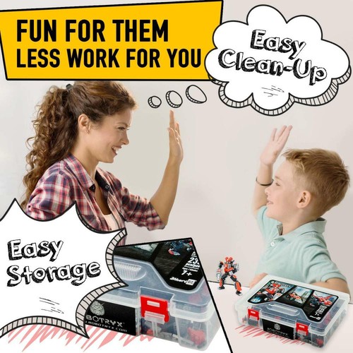 JITTERYGIT Robot STEM Toy3 in 1 Fun Creative SetConstruction Building...