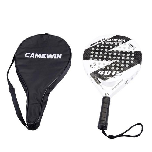 New Carbon Fiber Padel Tennis Racket Soft Face Paddle Tennis Racquet With Bag Co
