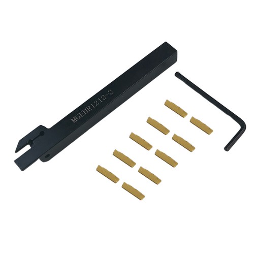 MGEHR1212-2 Lathe Cut-Off Grooving Parting Tool Holder+10pcs MGMN200 Insert