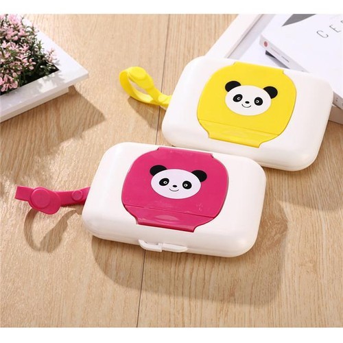 Baby Wipe Case Box Carry Case Nappy Wet Wipes Dispenser Box For Baby Travel JI