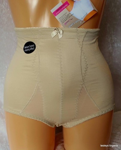 CAMILLE NUDE BEIGE MEDIUM CONTROL KNICKERS BRIEFS HIGH RISE TONER SHAPEWEAR BNWT