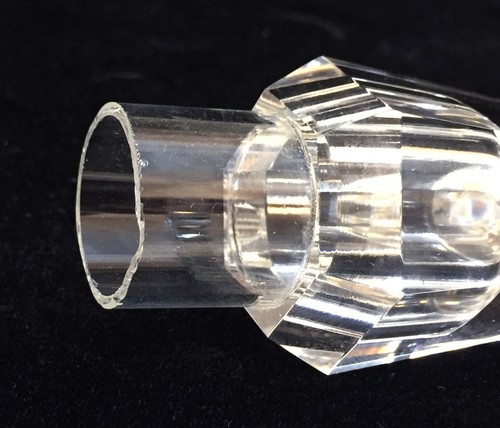 Crystal Chandelier Sconce Lamp Finial Gorgeous Art 3 7/8" Tall Prism Stopper Crystal Chandelier Sconce Lamp Finial Gorgeous Art 3 7/8" Tall Prism Stopper