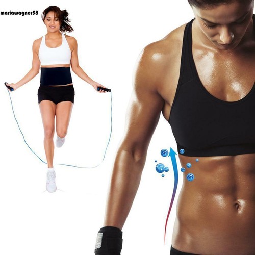 New Men Abdominal Shaper Binder Belt Waist Trimmer Exercise Wrap Belt GNWA