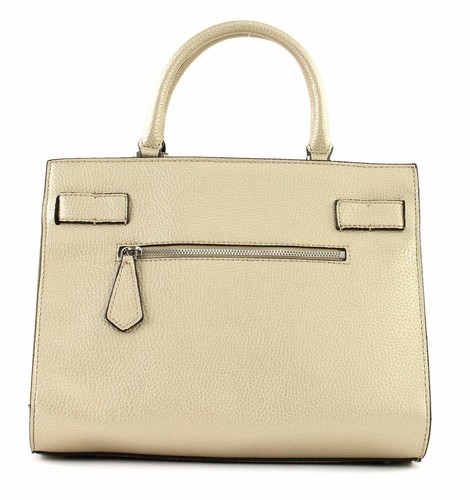 GUESS Cate Satchel Umhängetasche Handtasche Schultertasche Tasche Gold Gold