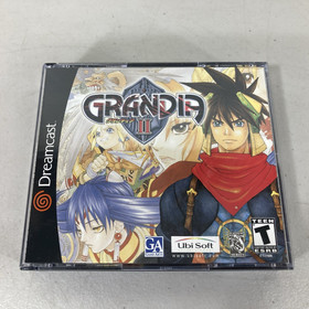 Grandia 2 II Sega Dreamcast - Manual, Case, Music CD, Reg. Card - No Game Disc