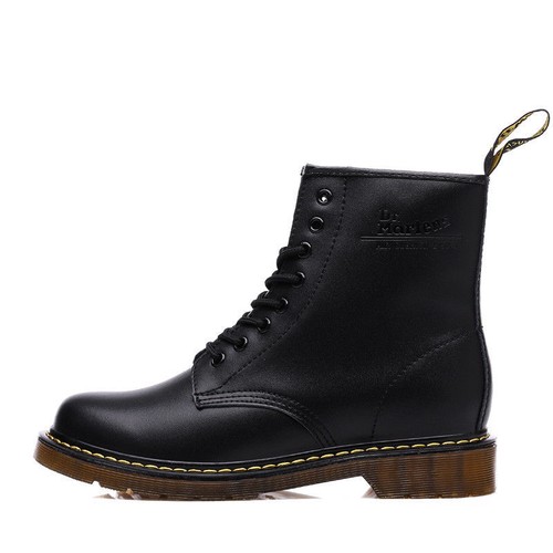 Men/'s Martin Bottes Cuir Femme Bottines Chaussures à lacets court bottes de cuir