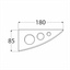 2 x Decorative Shelf Supports Wooden Brackets White or Beech 2 Sizes Round