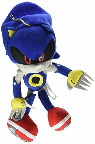 New Great Eastern GE-52523 Sonic The Hedgehog 11/" Metal Sonic Stuffed Plush