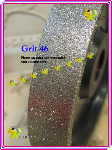 150mm 6 inch THK Diamond Lapidary Jewelry Grinder wheel 38mm 1.5/" Width Grit 800