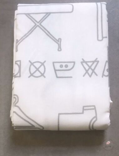 Bügelbrettbezug 120x40 Bügelbrett Bezug Grau Weiß Motiv 100/% Baumwolle Neu