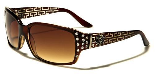 DESIGNER KLEO SUNGLASSES DIAMANTE LADIES WOMENS OVERSIZED LARGE BLACK WRAP UV400