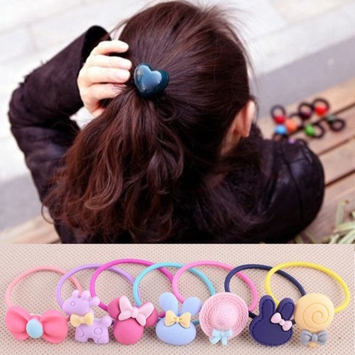 10PCS//Lots Fashion Korean Girls Mix Cute Headband Rabbit Ear Hair Band Bow Tie