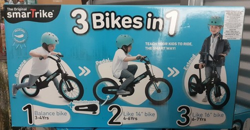 Convertible vélo pour enfants 3-7 ans Bleu Smart Vélo Smartrike 3 vélos en 1