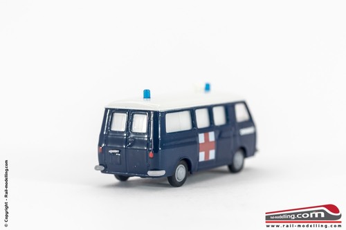 H0 1:87 Furgone Fiat 238 versione ambulanza Carabin PIRATA BREKINA 238000CAR