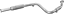Auspuff CHRYSLER SEBRING I FJ 2.5 LE Coupe 163PS 1995-1999 Auspuffanlage 900