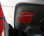 Red Real Carbon Fiber Left Storage Box Handle Cover Trim For Ford Mustang 15-19
