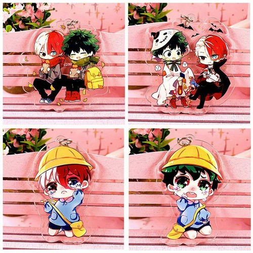 Boku No Hero Academia My Hero Academia Keychain Keyring Double Lldty #