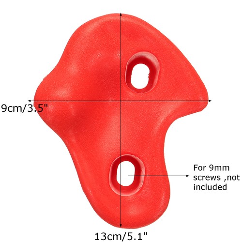 10Pcs Textured Climbing Rock Wall Stones Kids Assorted Color Assorted Kit Bolt