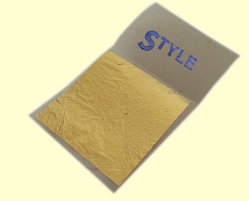 24 Karat Echtes Blattgold 999//1000 Naturgold Echtgold 3.5 x 3.5cm ESSBAR E175