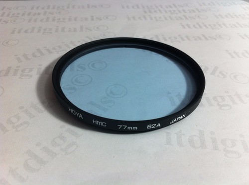 Hoya 77mm Multi-Coated HMC 82A 82 A Conversiom Glass Lens Filter 77 mm 82-A MC