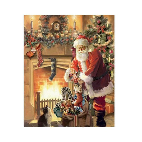 30*45cm Courtyard Garden Flag Outdoor Xmas Home Print Decor Banner W3Q7