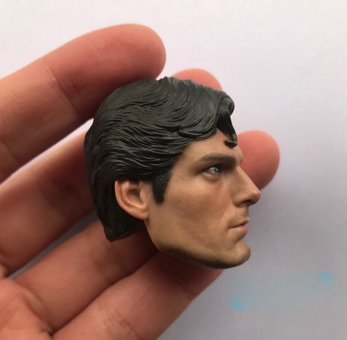 1//6th Superman Christopher Reeve head sculpt For 12/" HT DAM Male Action